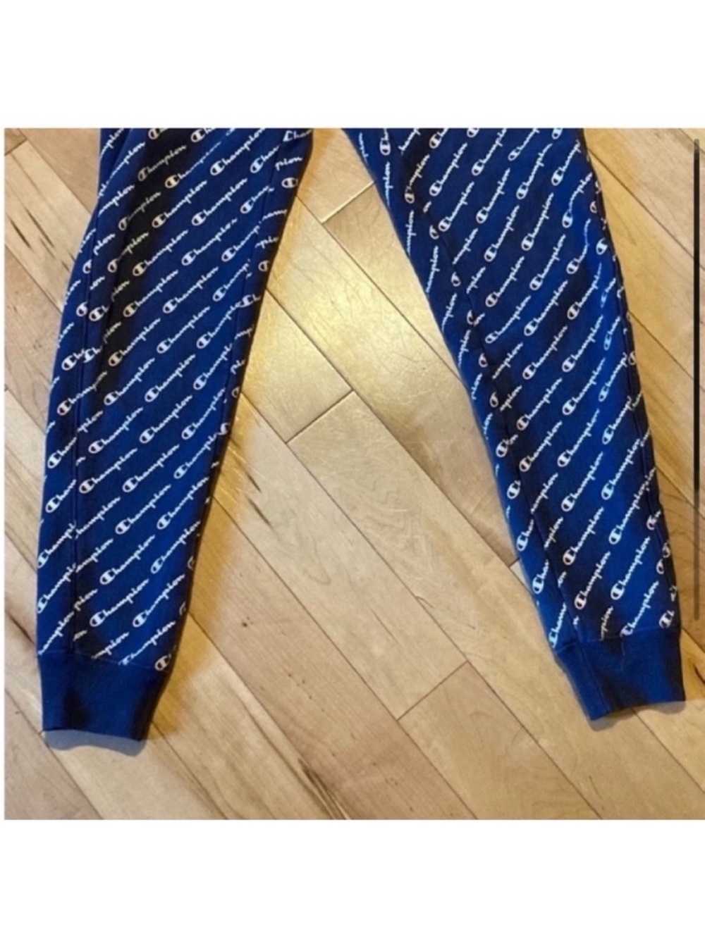 Champion Vintage logo printed reverse weave joggers size extra small XS - Picture 3 of 10